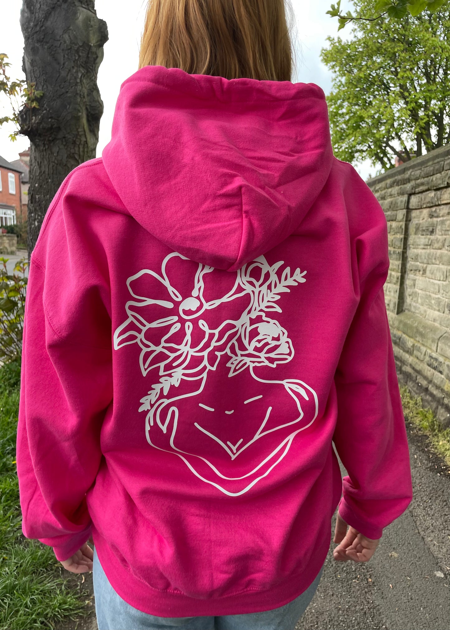 SELF ACCEPTANCE HOODIE- PINK