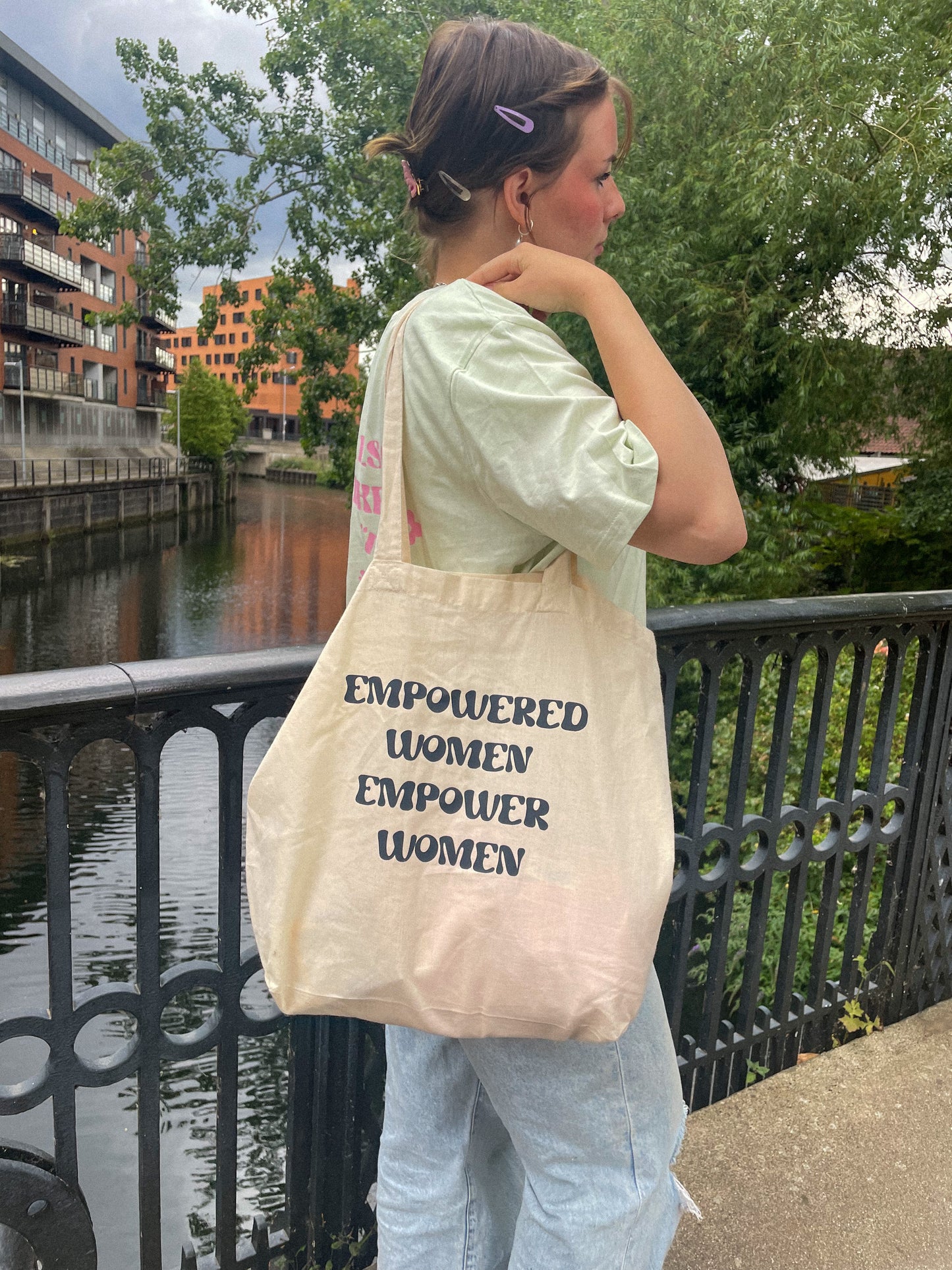 Empowered women tote bag