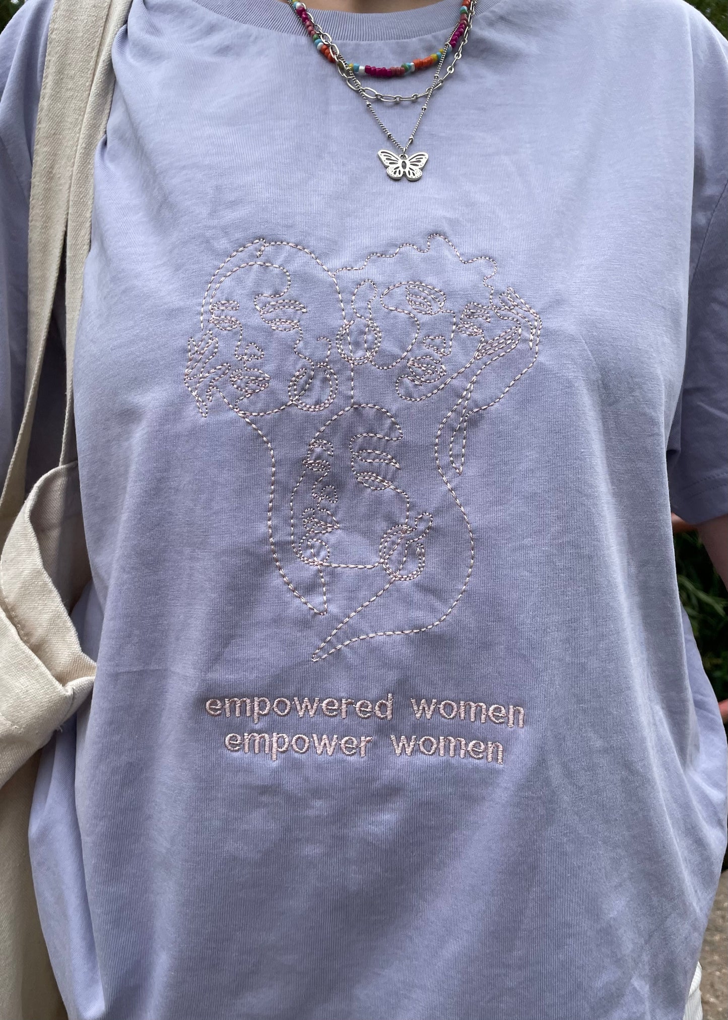 EMPOWERED WOMEN LAVENDER TEE