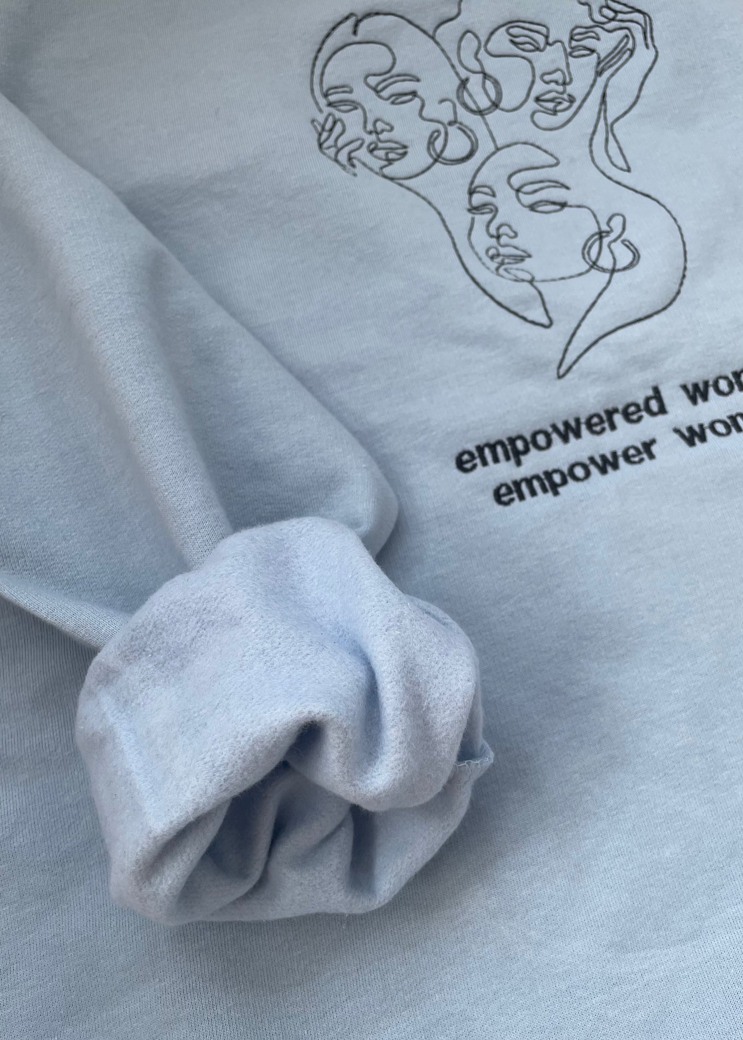 EMPOWERED WOMEN BLUE SWEATSHIRT